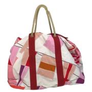 Pre-owned Cotton handbags Hermès Vintage , Multicolor , Dames