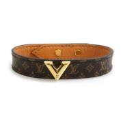 Pre-owned Canvas bracelets Louis Vuitton Vintage , Brown , Dames