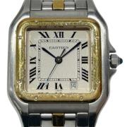 Pre-owned Stainless Steel watches Cartier Vintage , Yellow , Dames