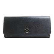 Pre-owned Leather wallets Loewe Pre-owned , Black , Dames