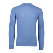 Blauwe Trui Stijlvolle Mode Hugo Boss , Blue , Heren