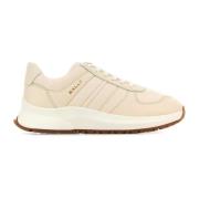 Ivoor Leren Sneakers Bally , Beige , Heren