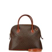 Pre-owned Canvas celine-bags Celine Vintage , Brown , Dames