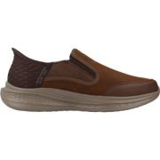 Stijlvolle Loafers voor Mannen Skechers , Brown , Heren