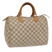 Pre-owned Canvas louis-vuitton-bags Louis Vuitton Vintage , White , Da...