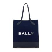 Denim Shopping Bag Keep On Bally , Blue , Dames