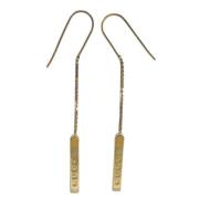 Pre-owned Yellow Gold earrings Gucci Vintage , Yellow , Dames