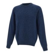 Merino Wol Crew Neck Sweater Paul Smith , Blue , Heren