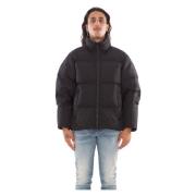 Puffer Jacket met W-Raveel Stijl Diesel , Black , Heren