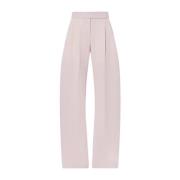 Wolblend op maat gemaakte broek The Attico , Pink , Dames