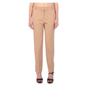 Stijlvolle Cigarettebroek Pinko , Beige , Dames