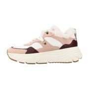 Modieuze Sneakers voor Vrouwen Geox , Pink , Dames