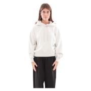 Lichtgrijs Terry Boxy Hoodie Y-3 , Gray , Dames