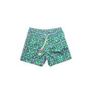 Majolica Ceramic Swimshorts in 5721 MC2 Saint Barth , Green , Heren