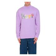 Paarse Surf Patch Longsleeve Tee ERL , Purple , Heren