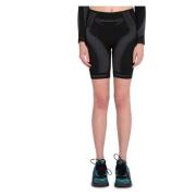 Actieve Biker Shorts in Gedempt Zwart Misbhv , Black , Dames