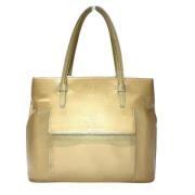 Pre-owned Leather handbags Loewe Pre-owned , Beige , Dames