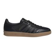 Lage Sneakers met Dempende Zool Alle Seizoenen Adidas , Black , Heren