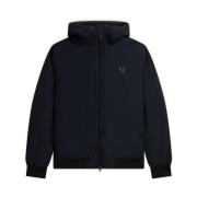 Gewatteerde capuchon Brentham jas Fred Perry , Black , Heren