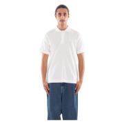 Croc Polo Shirt in Gum-stijl Lacoste , White , Heren