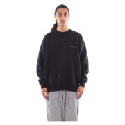 Zwart Faded Logo Sweatshirt Y-3 , Black , Heren