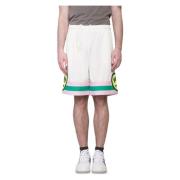 Mesh Basket Shorts in 002 Barrow , White , Heren