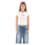 Oval D Tee in 100 Diesel , White , Dames