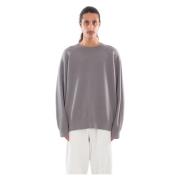 Grijze Gestreepte Raglan Trui Y-3 , Gray , Heren