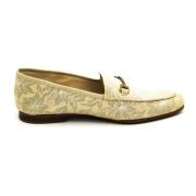 Loafers van bloemenstof met lage zool Sam Edelman , Beige , Dames