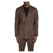 Single-Breast Blazer in 5650 Costumein , Brown , Heren