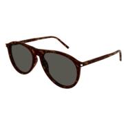 Elegante Leren Schoudertas Saint Laurent , Brown , Unisex