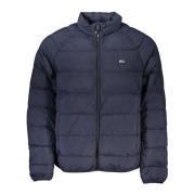 Blauwe Herenjas Geborduurd Logo Tommy Hilfiger , Blue , Heren