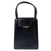 Pre-owned Leather totes Cartier Vintage , Black , Dames