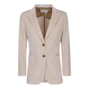 Italiaanse Katoenen Jassen Saulina , Beige , Dames