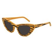 Lily Leren Schoudertas Saint Laurent , Yellow , Unisex