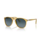 Retro Ronde Zonnebril Persol , Yellow , Unisex