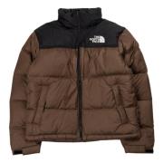 Retro Nuptse Jack in Bruin/Zwart The North Face , Brown , Heren