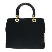 Pre-owned Canvas dior-bags Dior Vintage , Black , Dames