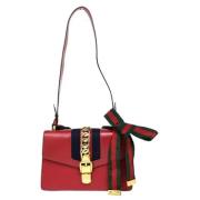 Pre-owned Leather gucci-bags Gucci Vintage , Red , Dames