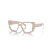 Stijlvolle Vista Zonnebril Prada , Beige , Unisex