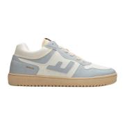 Retro Fog Vanilla Stijlvolle Sneakers Flamingos' Life , Blue , Unisex