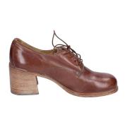 Vintage Leren Elegante Damesschoenen Moma , Brown , Dames