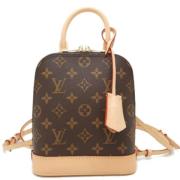 Pre-owned Canvas backpacks Louis Vuitton Vintage , Brown , Dames