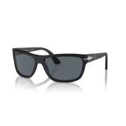 Klassieke zonnebril met zwarte montuur Persol , Black , Unisex