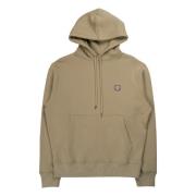 Fox Head Patch Olive Green Hoodie Maison Kitsuné , Green , Heren