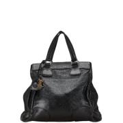 Pre-owned Leather celine-bags Celine Vintage , Black , Dames