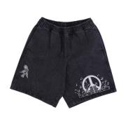 Zwarte Denim Gemakkelijke Pasvorm Jeans Obey , Black , Heren