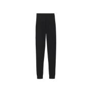 Kasjmier Leggings Hoge Taille Elastische Taille Saint Laurent , Black ...