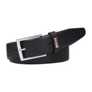 Monogram Riem voor Heren Tommy Hilfiger , Black , Heren