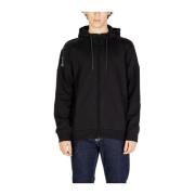 Katoenmix Sweater Mannen Collectie Emporio Armani EA7 , Black , Heren